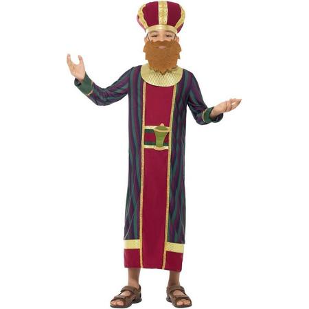 Koning Prins & Adel Kostuum | Koning Balthazar Bethlehem | Jongen | Small | Carnaval kostuum | Verkleedkleding